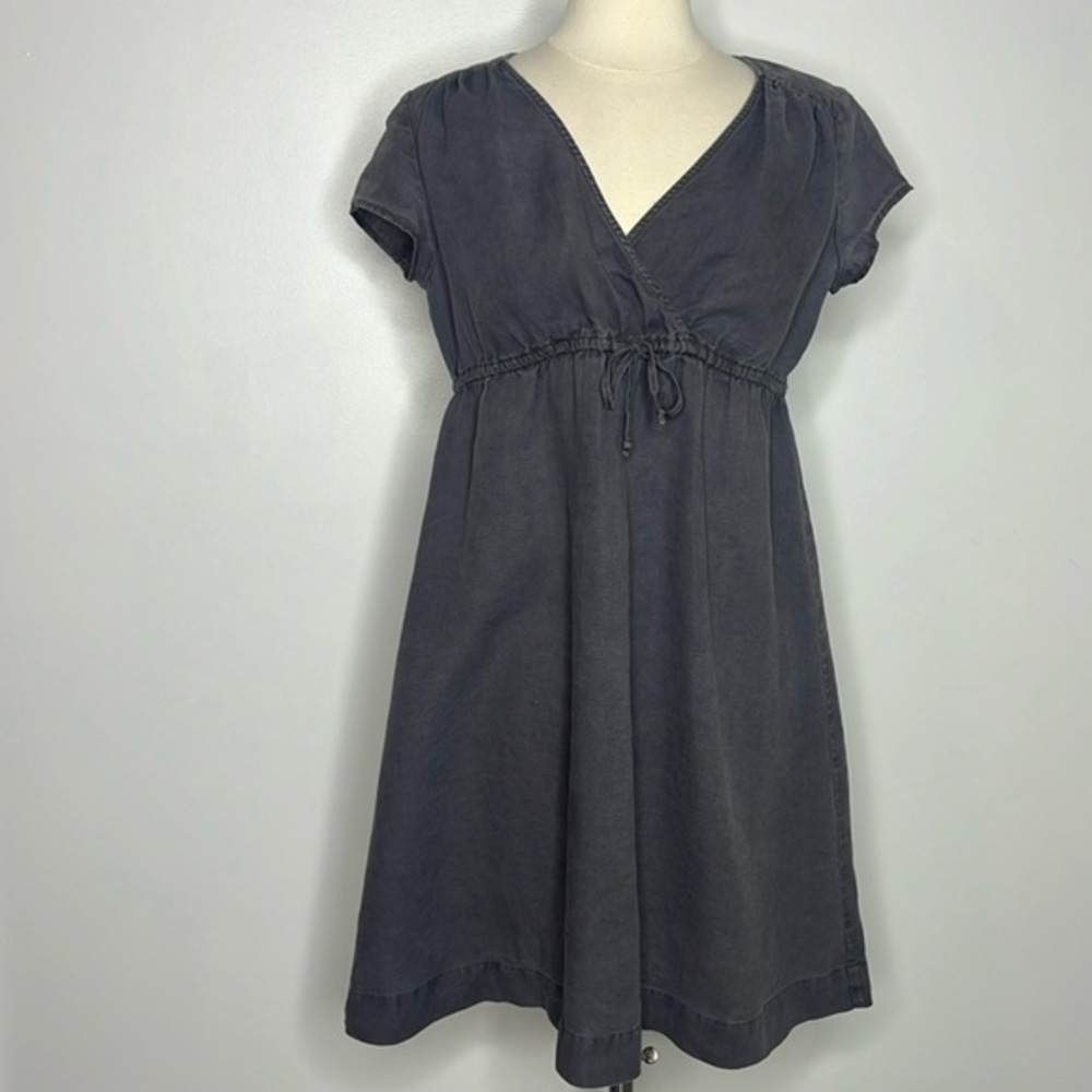 Boden grey linen dress EU size 12 is size 8